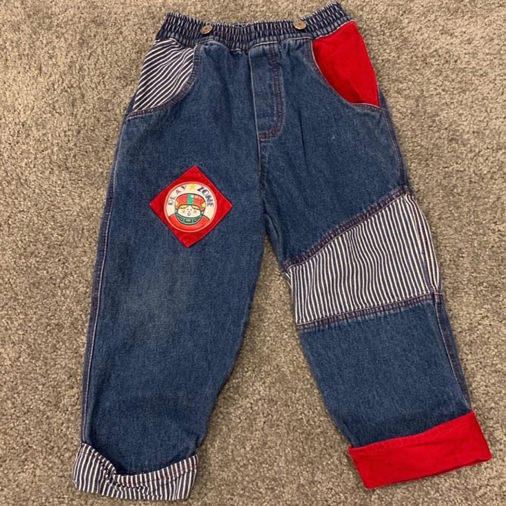 Vintage colorblock pant